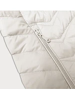 Dámská prošívaná bunda s kapucí J Style ecru (16M9238-280) Dámská prošívaná bunda s kapucí J Style ecru (16M9238-280)