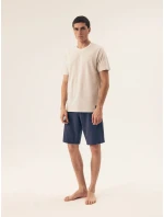 Pánské pyžamo 42633 Dive white - HENDERSON