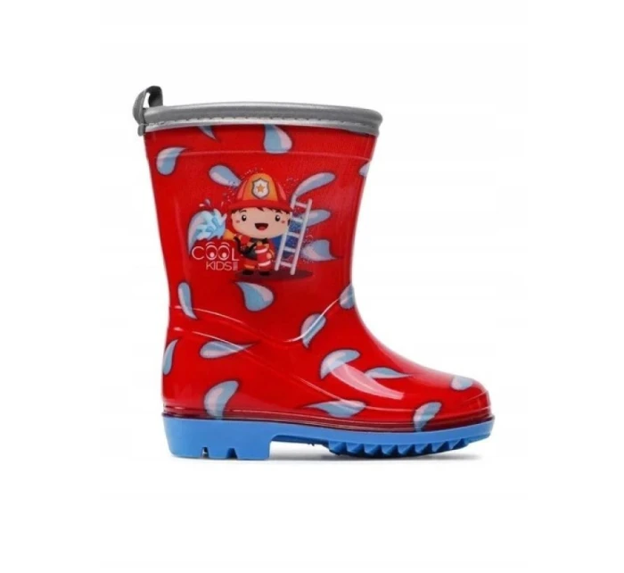 Perletti dětské gumáky malý hasič do deště pro chlapce