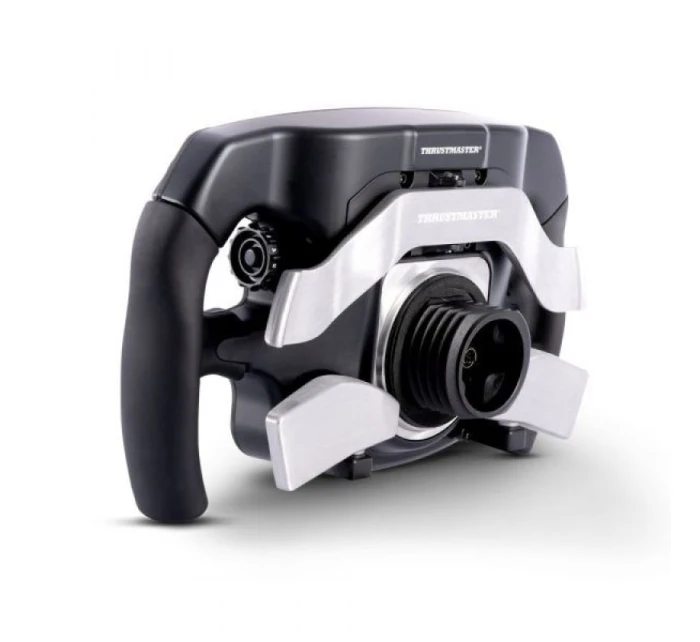 Volant Thrustmaster T-Chrono, PC, PS4, PS5, Xbox One, Xbox Series S/X, stříbrný, hliník, Čína, 1 ks. Volant Thrustmaster T-Chrono, PC, PS4, PS5, Xbox One, Xbox Series S/X, stříbrný, hliník, Čína, 1 ks.