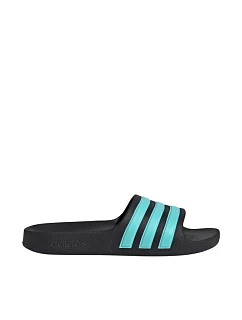 Adidas Adilette Aqua Slides dětské žabky černo-modré JS2497