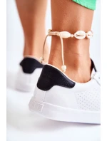 Dámské Kožené Tenisky BIG STAR HH274071 Bile-Černé Dámské Kožené Tenisky BIG STAR HH274071 Bile-Černé