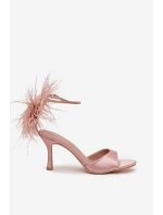 Lodičky na podpatku s špinavě růžové model 21757827 - Boto