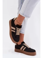 Dámské tenisky na platformě Černé model 21937656 - Boto