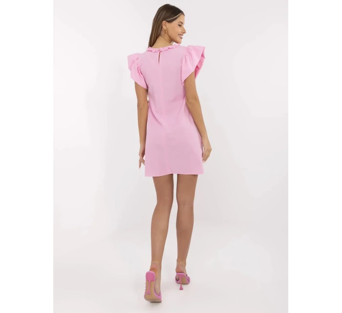 Sukienka LK SK model 21156208 różowy - FPrice Sukienka LK SK model 21156208 różowy - FPrice