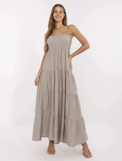 Sukienka MI SK model 21156200 ciemny bezowy - FPrice