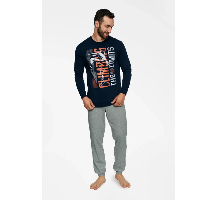 Pyžamo Block 40023-59X Námořnická modrá - Henderson Pyžamo Block 40023-59X Námořnická modrá - Henderson