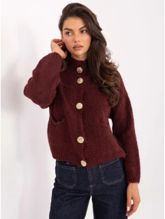 Dámský svetr Jumper MI SW WM218.02 Bordó - FPrice