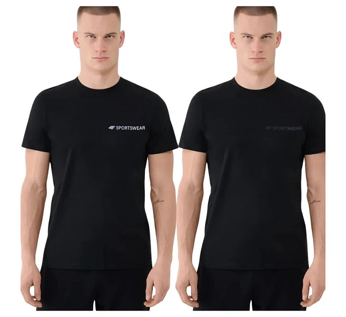Pánské tričko (SET 2 triček) 4F 4FWAW25TTSHM3457-020S-20S
