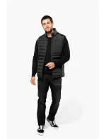 Kariban K 6170 Pánská hybridní vesta 20.6170 black/dark grey heather Kariban K 6170 Pánská hybridní vesta 20.6170 black/dark grey heather
