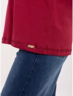 Bluzka RV BZ model 21309859 bordowy - FPrice Bluzka RV BZ model 21309859 bordowy - FPrice