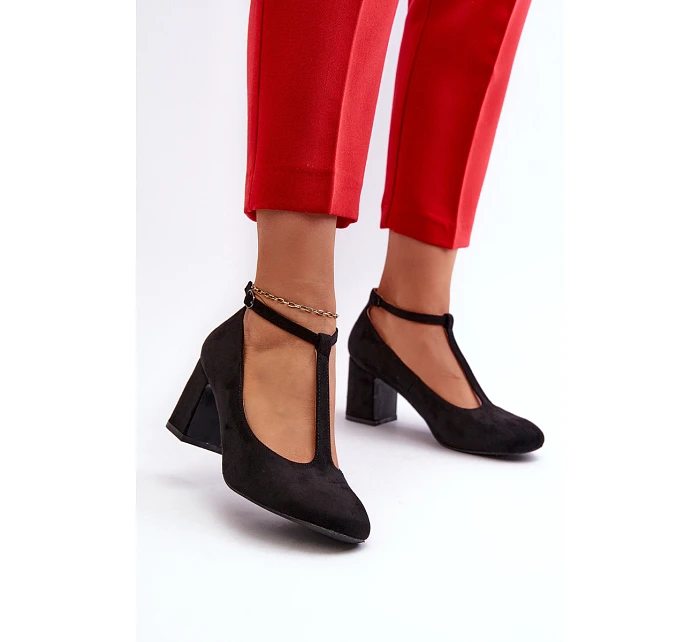 Semišové lodičky 834284 černé Raniyah - Mascara Semišové lodičky 834284 černé Raniyah - Mascara