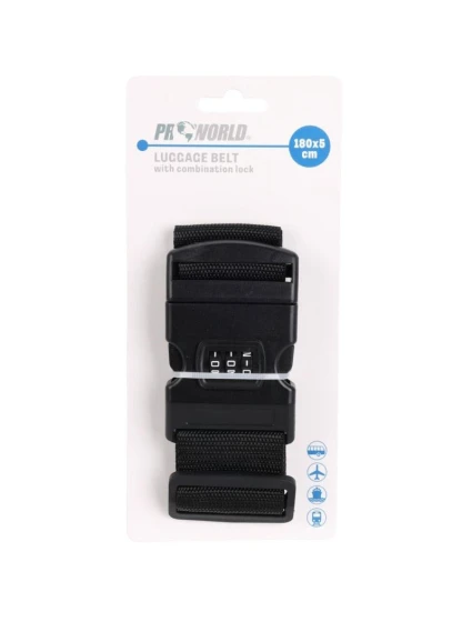 PROWORLD UNIVERSAL 180x5CM SECURITY CUIT CASE CUTTING BELT BLACK