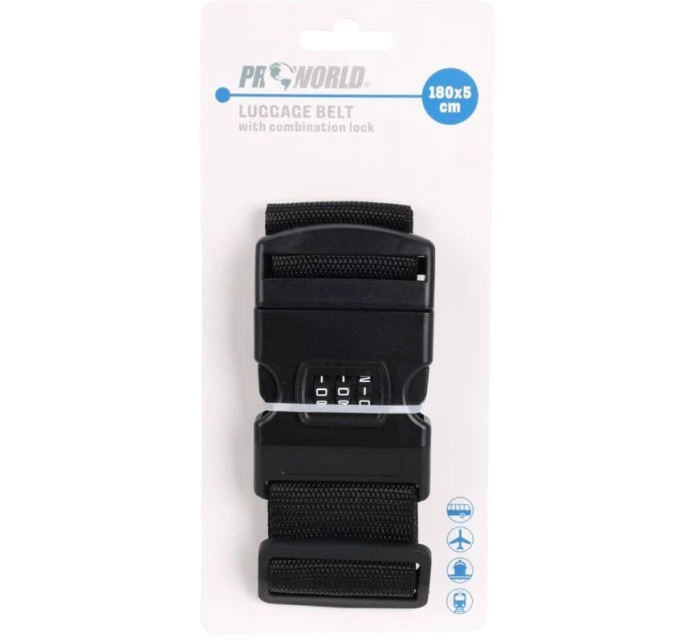 PROWORLD UNIVERSAL 180x5CM SECURITY CUIT CASE CUTTING BELT BLACK