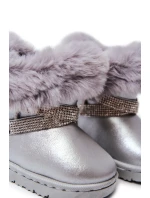 dětské sněhule s kubickými zirkony stříbrný Hollee dětské sněhule s kubickými zirkony stříbrný Hollee