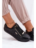 Dámské Tenisky Z Eko Kůže Big Star RR274323 Černé Dámské Tenisky Z Eko Kůže Big Star RR274323 Černé