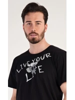 Pánské pyžamo šortky Live your life
