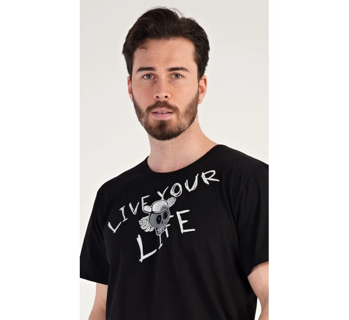 Pánské pyžamo šortky Live your life