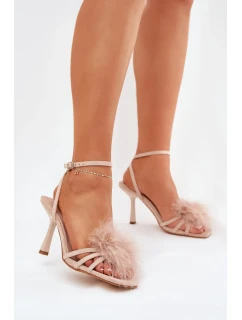 Sandály na podpatku model 209925 Step in style