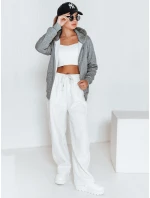 Dámská mikina na zip s kapucí antracitová FashionStreet BY0232