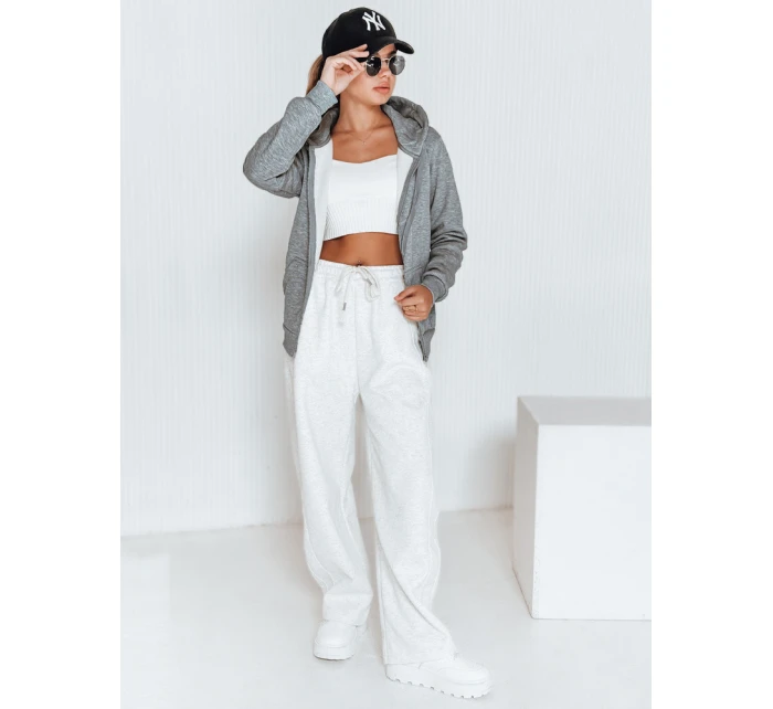 Dámská mikina na zip s kapucí antracitová FashionStreet BY0232