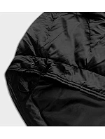 Krátká bunda oversize černá (H-1109-01) Krátká bunda oversize černá (H-1109-01)