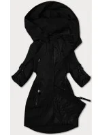 Černá dámská bunda typu větrovka model 20867437 - S'WEST Černá dámská bunda typu větrovka model 20867437 - S'WEST