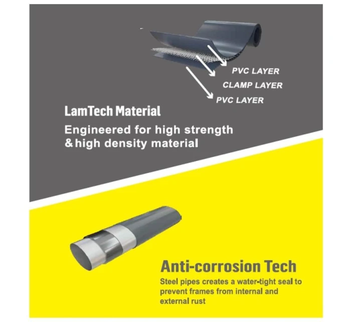 OVÁLNÝ RÁM BAZÉNU 366X76CM ULTRA SILNÝ 12016V63