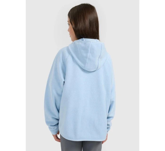 Dívčí volný fleece s kapucí model 21907156 - 4F