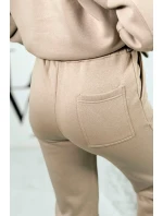 Bavlněná souprava s vyšívaným nápisem Paradise světle béžová Bavlněná souprava s vyšívaným nápisem Paradise světle béžová