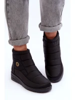 Dámské zimní boty s podšívkou černé Helis