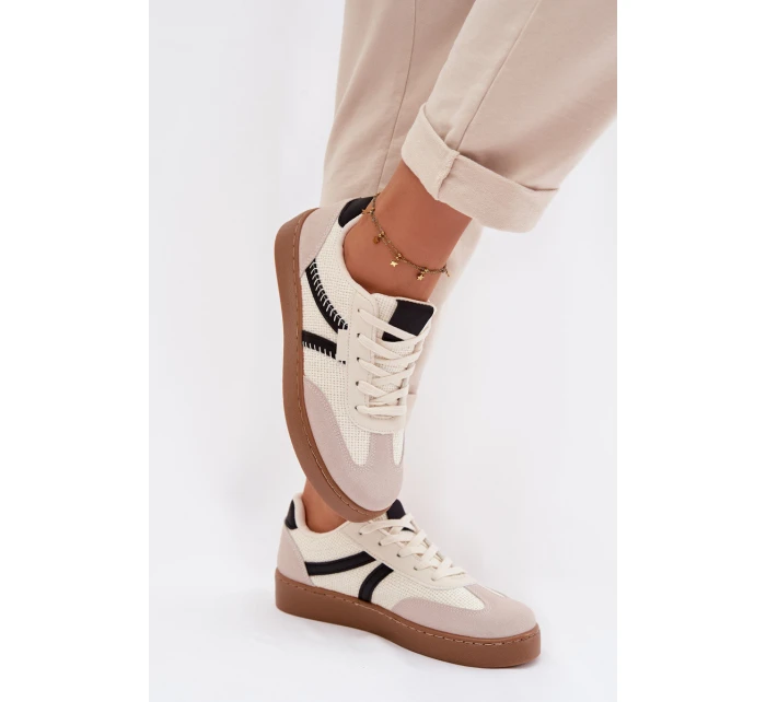 Dámské nízké tenisky černobílé model 21951691 - Boto Dámské nízké tenisky černobílé model 21951691 - Boto