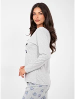 Pyžamo DU PI FP 008.30 šedé