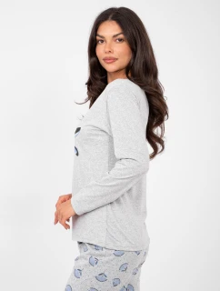 Pyžamo DU PI FP 008.30 šedé