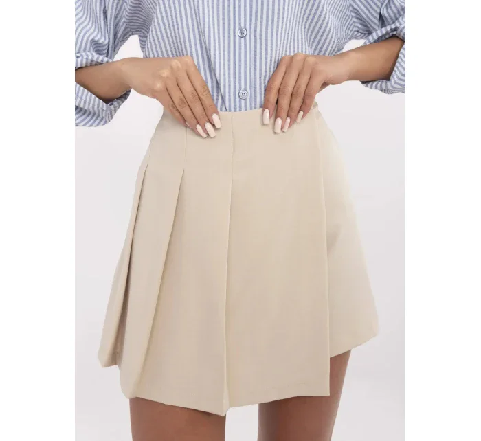 Sukně MI SD model 20976015 béžová - FPrice Sukně MI SD model 20976015 béžová - FPrice