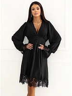 Sukienka MI SK model 22550424 czarny - FPrice Sukienka MI SK model 22550424 czarny - FPrice