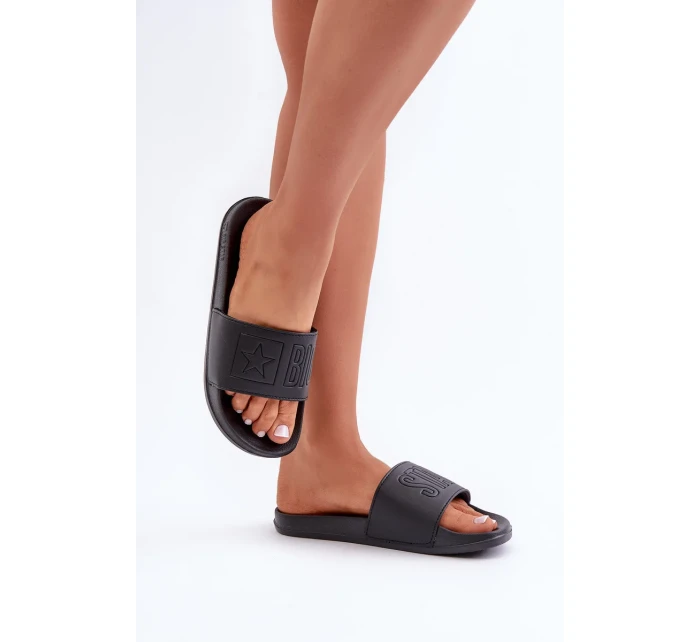 Pěnové Pantofle Dámské Big Star OO274040 Černé