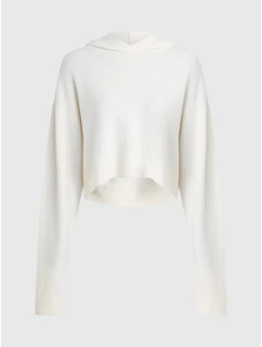 Dámská mikina 000QS7000E 101 ecru - Calvin Klein