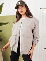 Dámská bomberka QUESI, šedá, FashionStreet TY4292