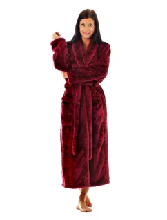 Dámský župan LIlly extra 2120 vínová - Vestis
