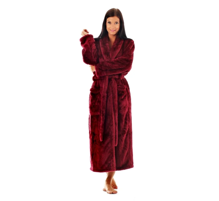 Dámský župan LIlly extra 2120 vínová - Vestis