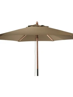 DŘEVĚNÝ ZAHRADNÍ SLUNEČNÍK 250 CM SKLÁDACÍ PÍSEK