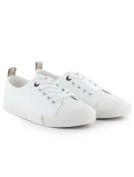 Dámské nízké tenisky z eko kůže bílé model 21906623 - Big Star