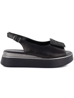 Dámské sandály na silné platformě černé Potocki SZ12590