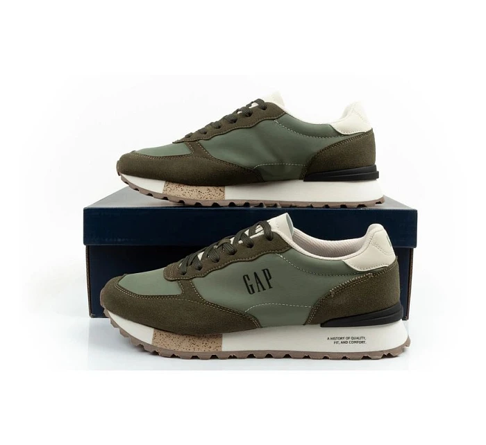 Gap pánské sportovní boty Osaka zelené tenisky pohodlné módní