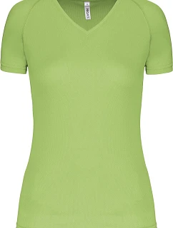 PA 477 Dámské sportovní tričko s výstřihem do V model 22513232 lime - Kariban ProAct