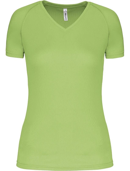 Kariban ProAct PA 477 Dámské sportovní tričko s výstřihem do V 20.P477 lime Kariban ProAct PA 477 Dámské sportovní tričko s výstřihem do V 20.P477 lime