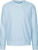 Neutral O 63001 Unisex raglánová mikina z bio bavlny 77.6301 light blue