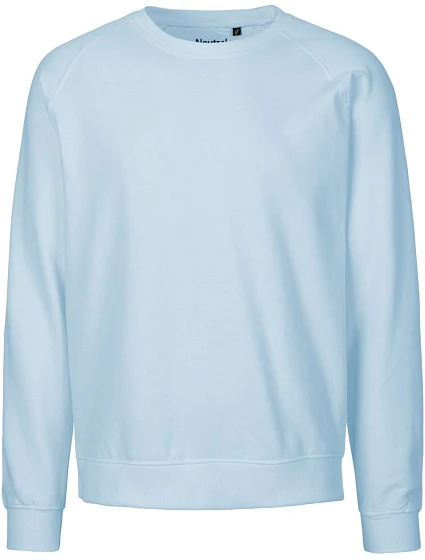 Neutral O 63001 Unisex raglánová mikina z bio bavlny 77.6301 light blue Neutral O 63001 Unisex raglánová mikina z bio bavlny 77.6301 light blue
