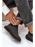 Dámské Sportovní Boty Se Zdobením D&A TW121 Černé